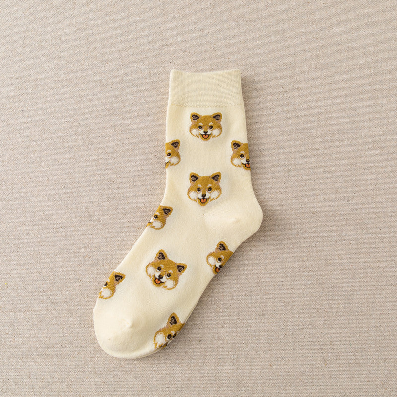 Dog Sock Beige